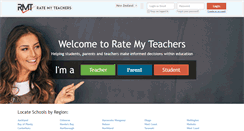 Desktop Screenshot of nz.ratemyteachers.com