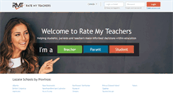 Desktop Screenshot of ca.ratemyteachers.com